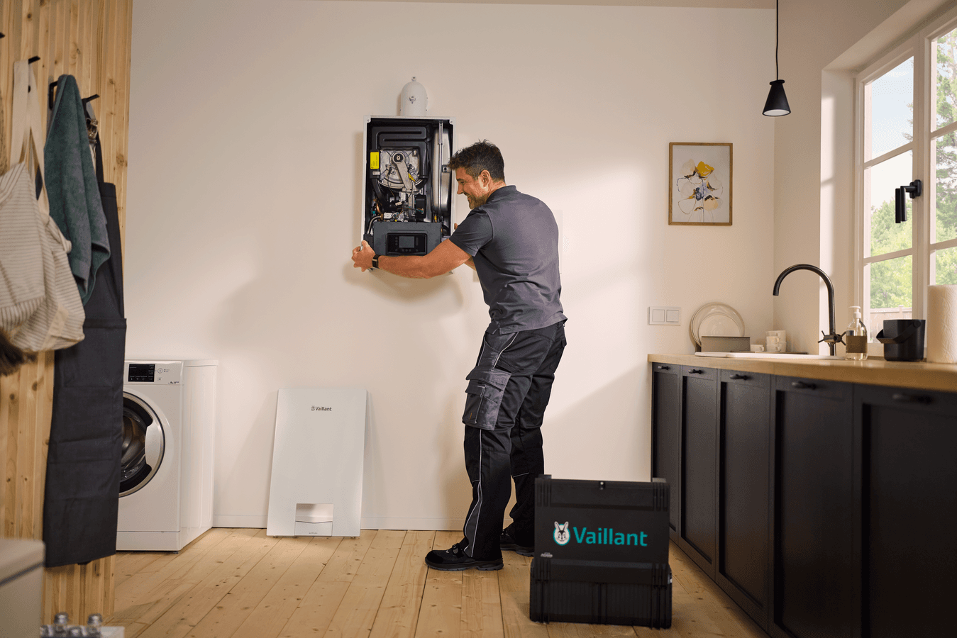 Hydraulisch station scene view