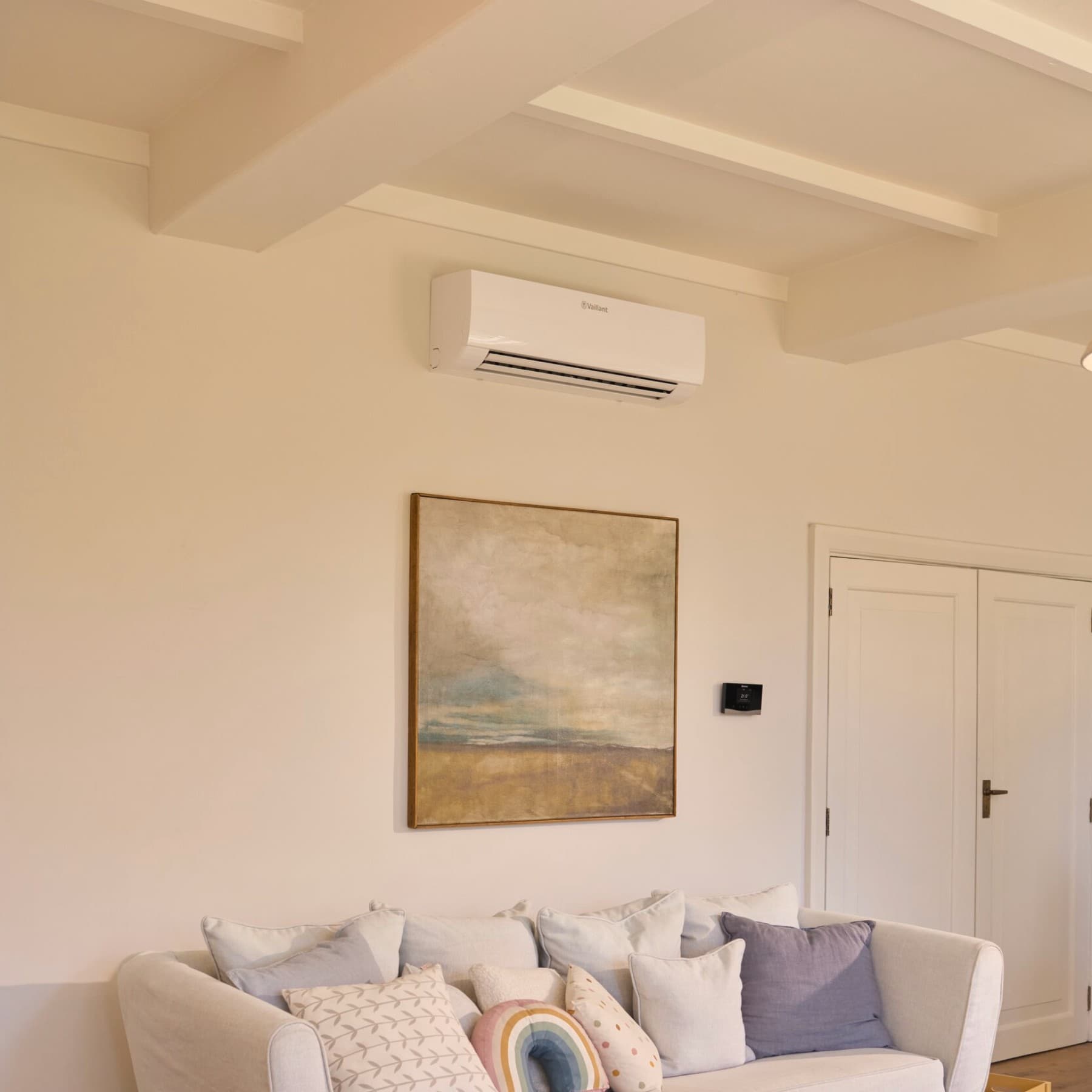 Airconditioning in de woonkamer