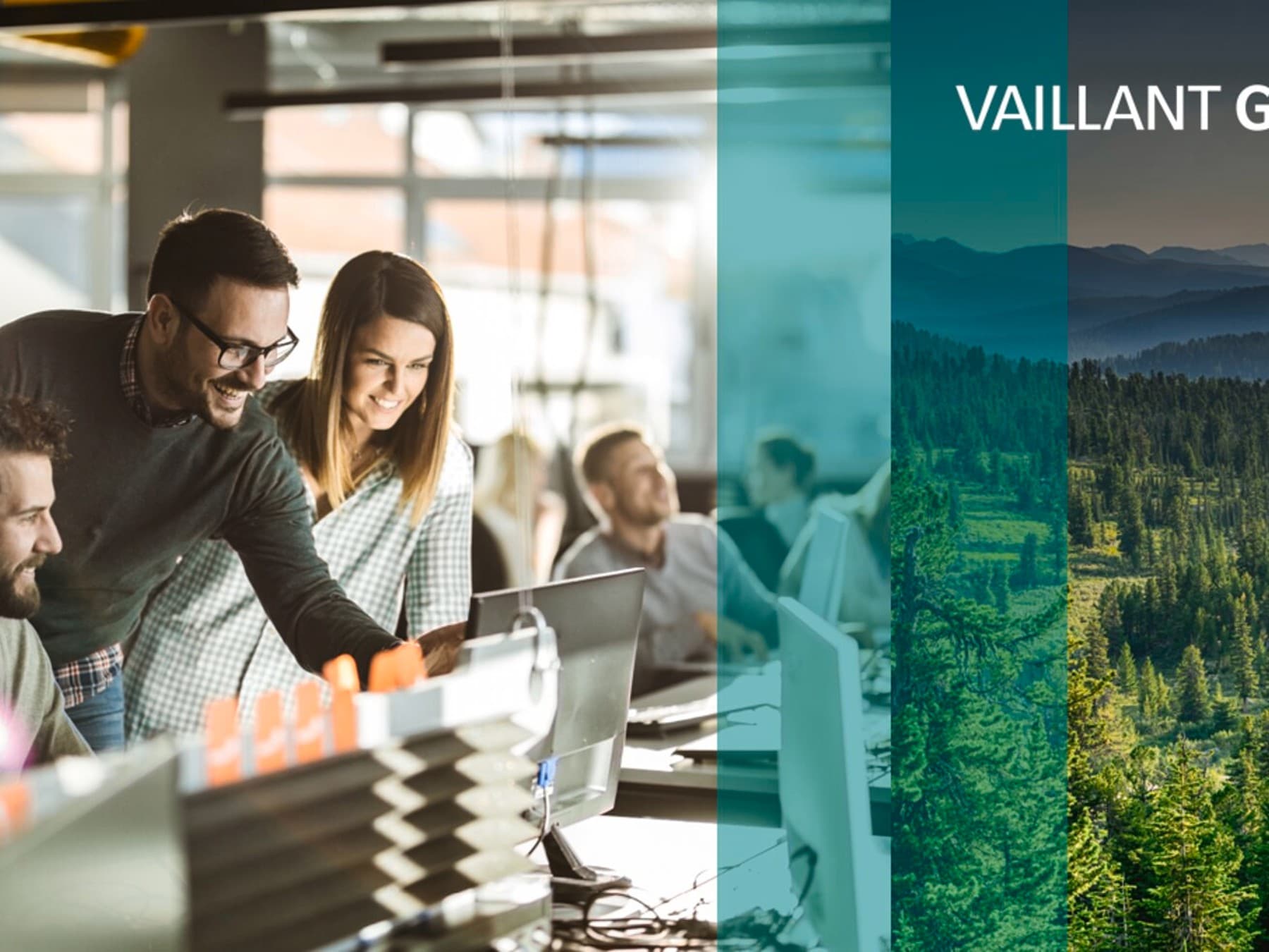 Collega's op het werk