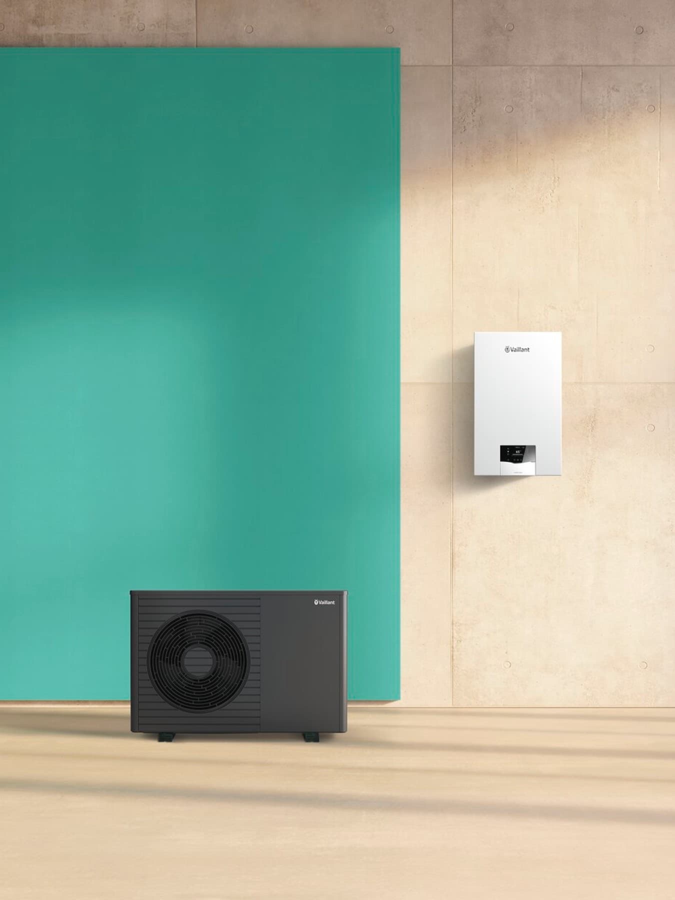 hybride opstelling warmtepomp met cv-ketel