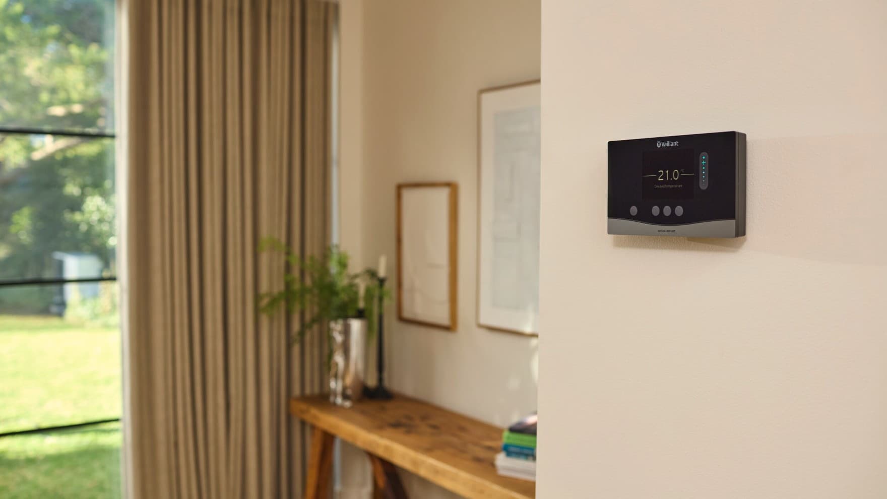 sensoCOMFORT-systeemregeling in de woonruimte