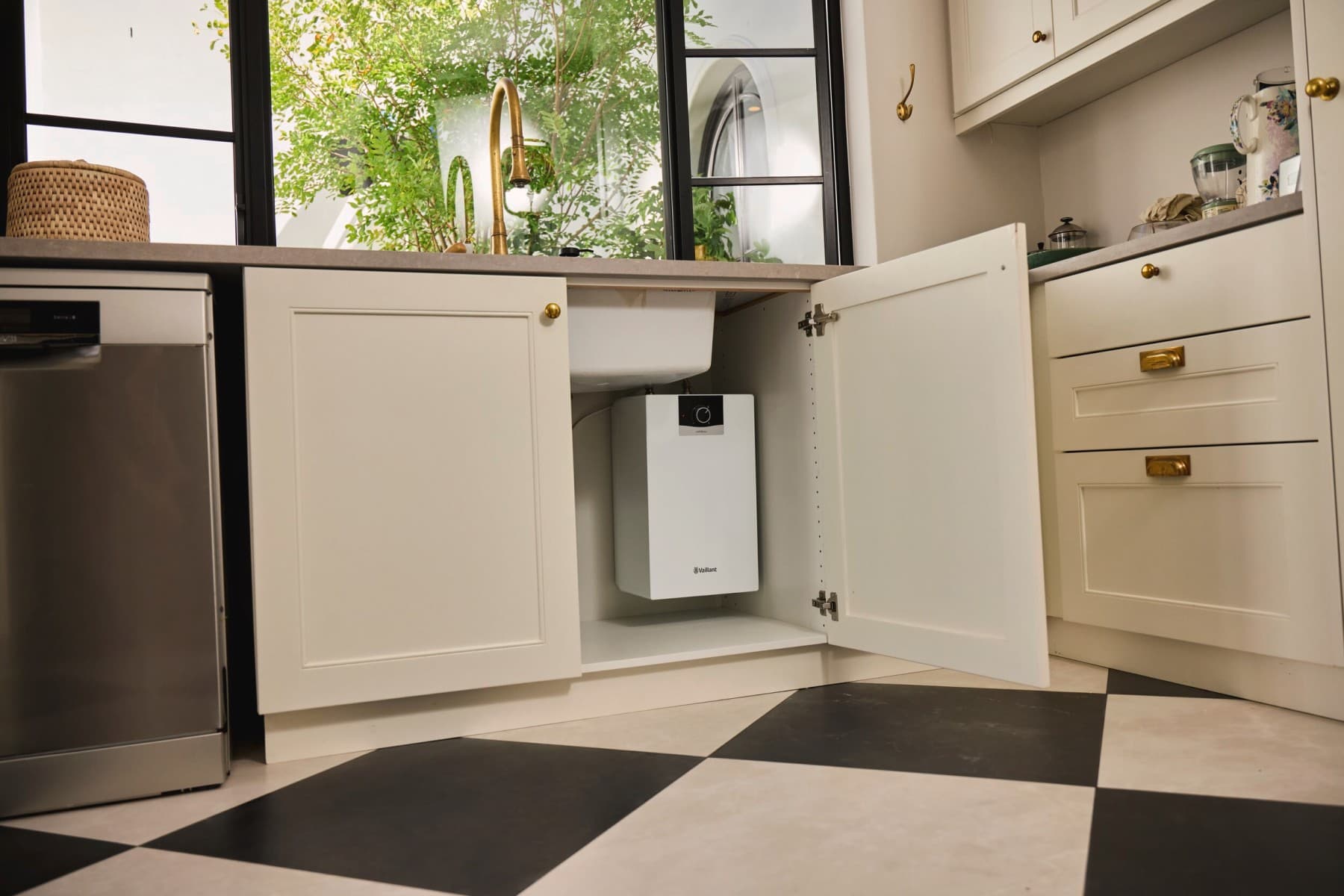 Elektrische boiler in de keuken