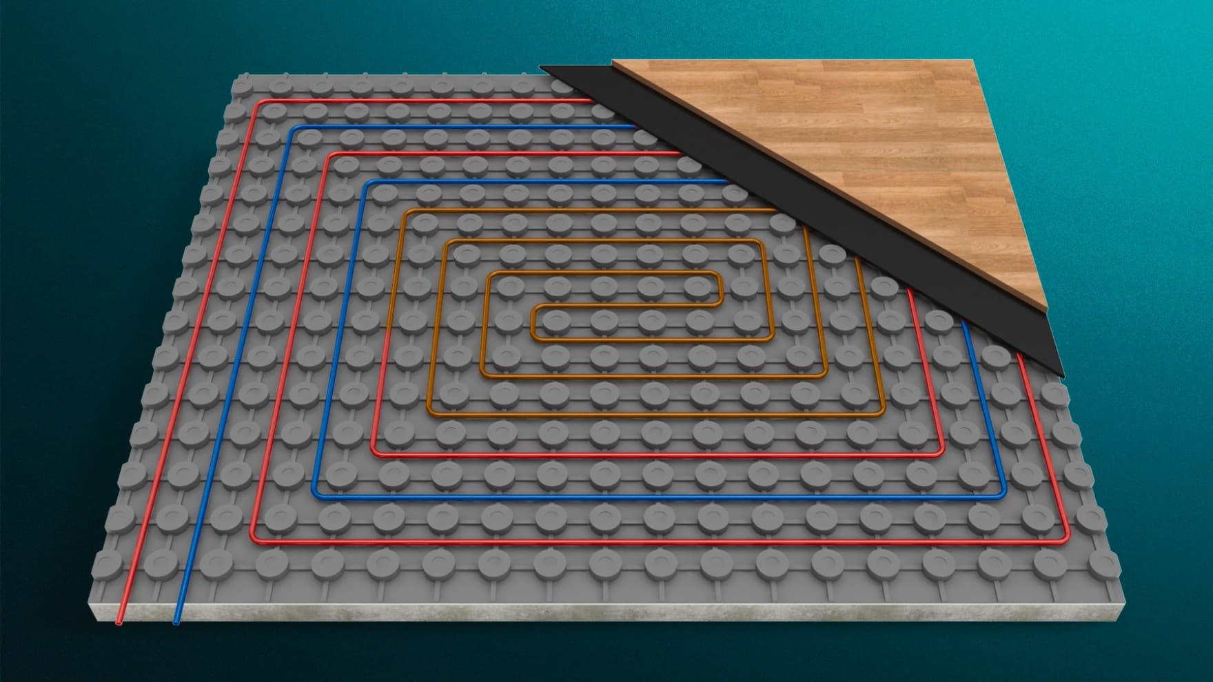 Bifilaire vloerverwarming