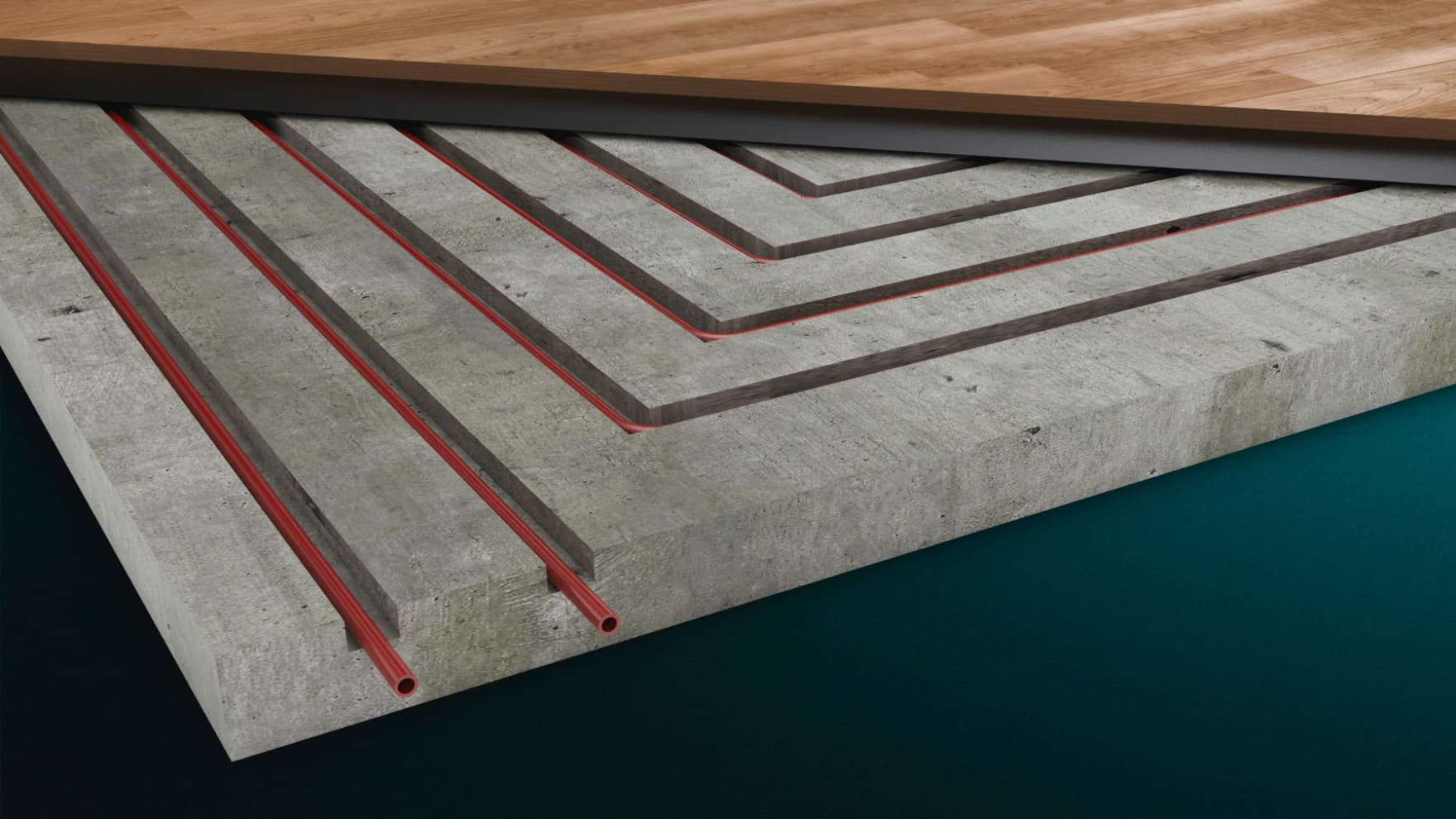 vloerverwarming freessysteem