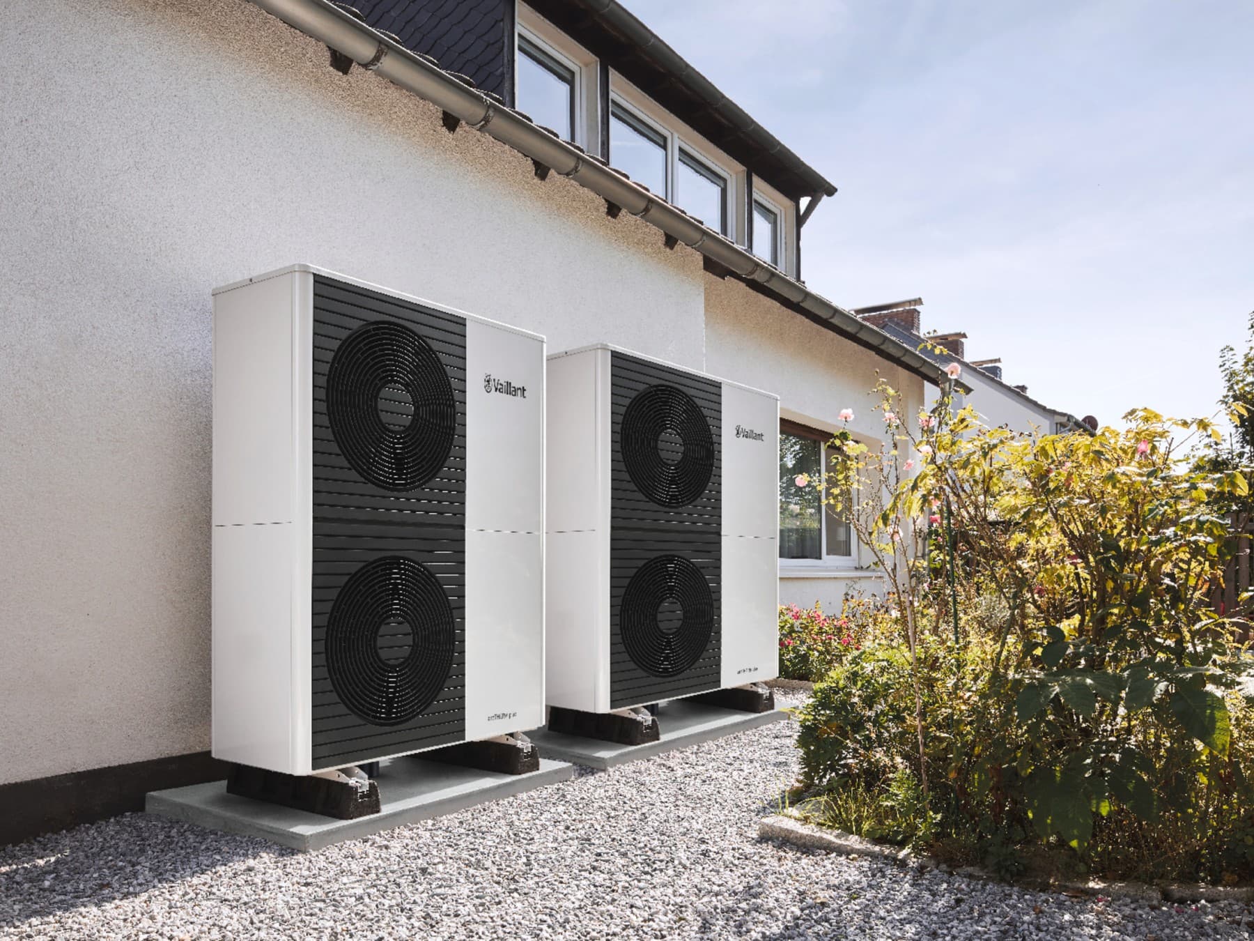 Vaillant-warmtepompen voor een modern gebouw