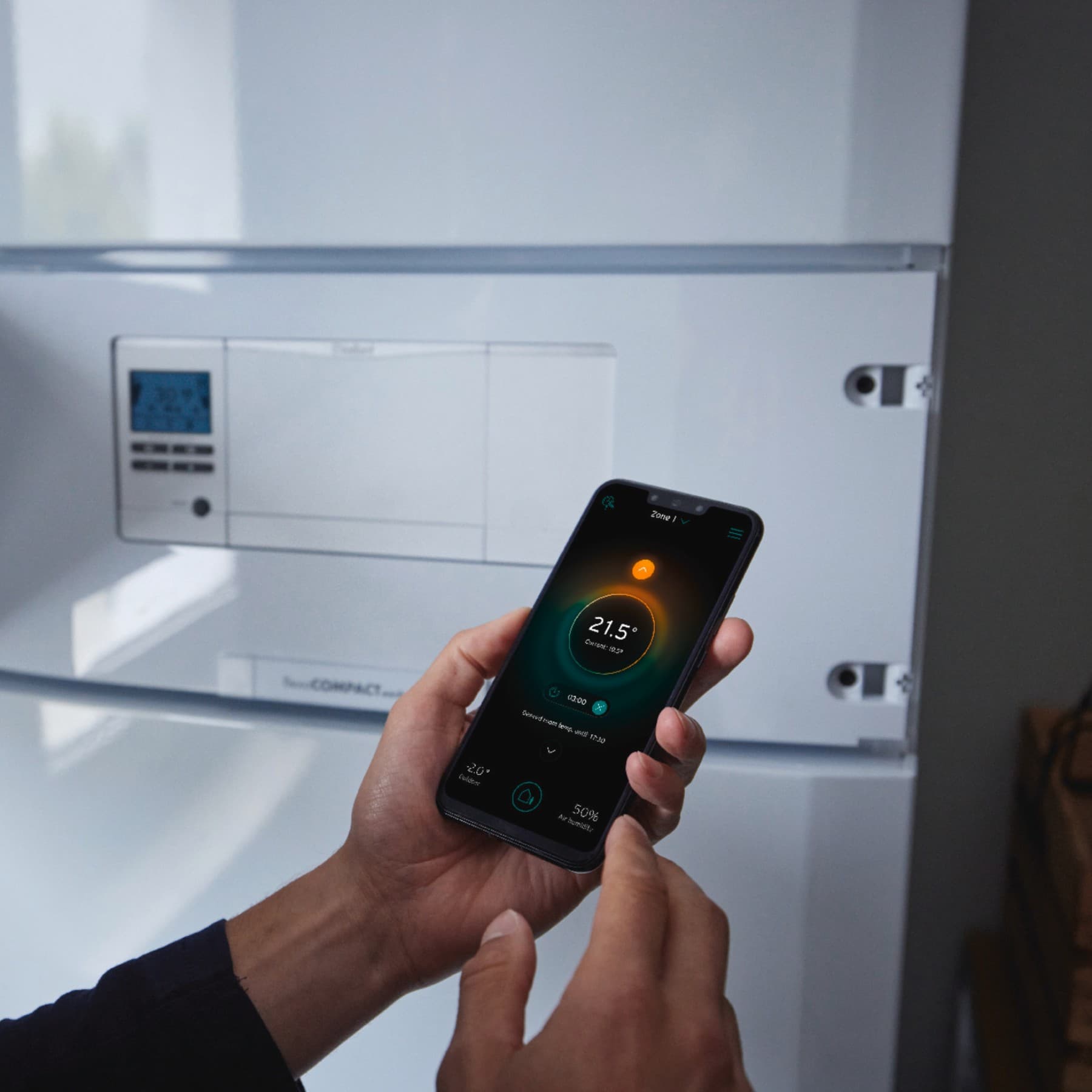 Man die het systeem bedient