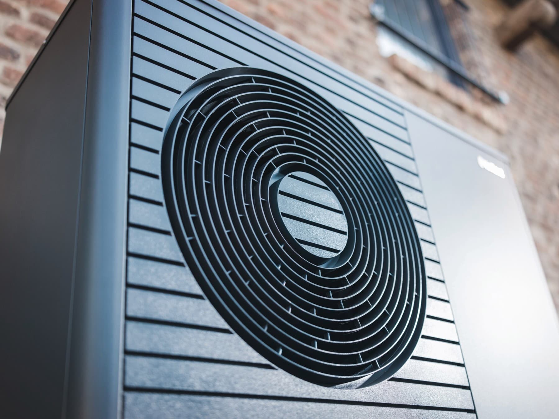 Een warmtepomp van dichtbij