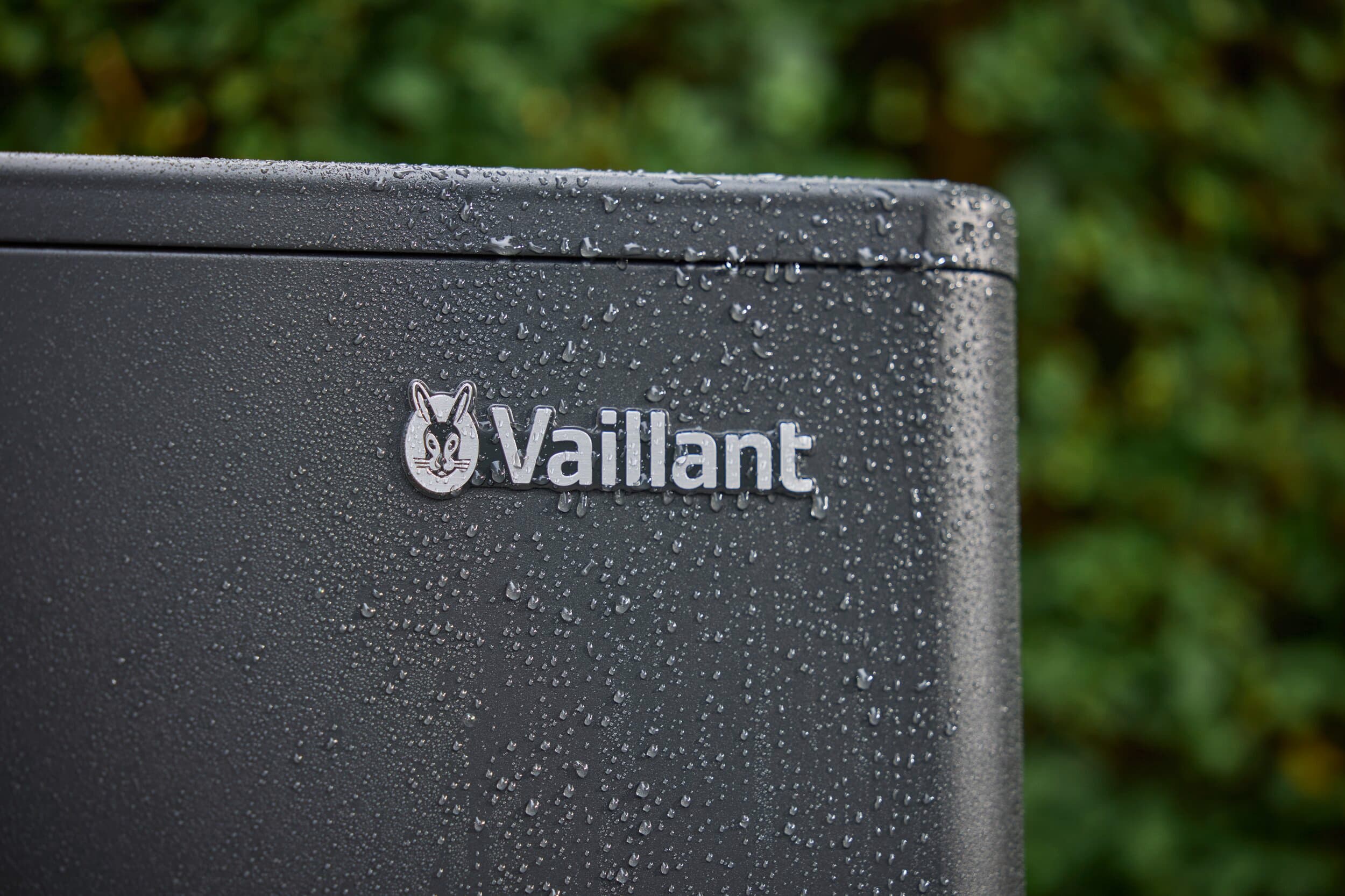 detail van een Vaillant warmtepomp