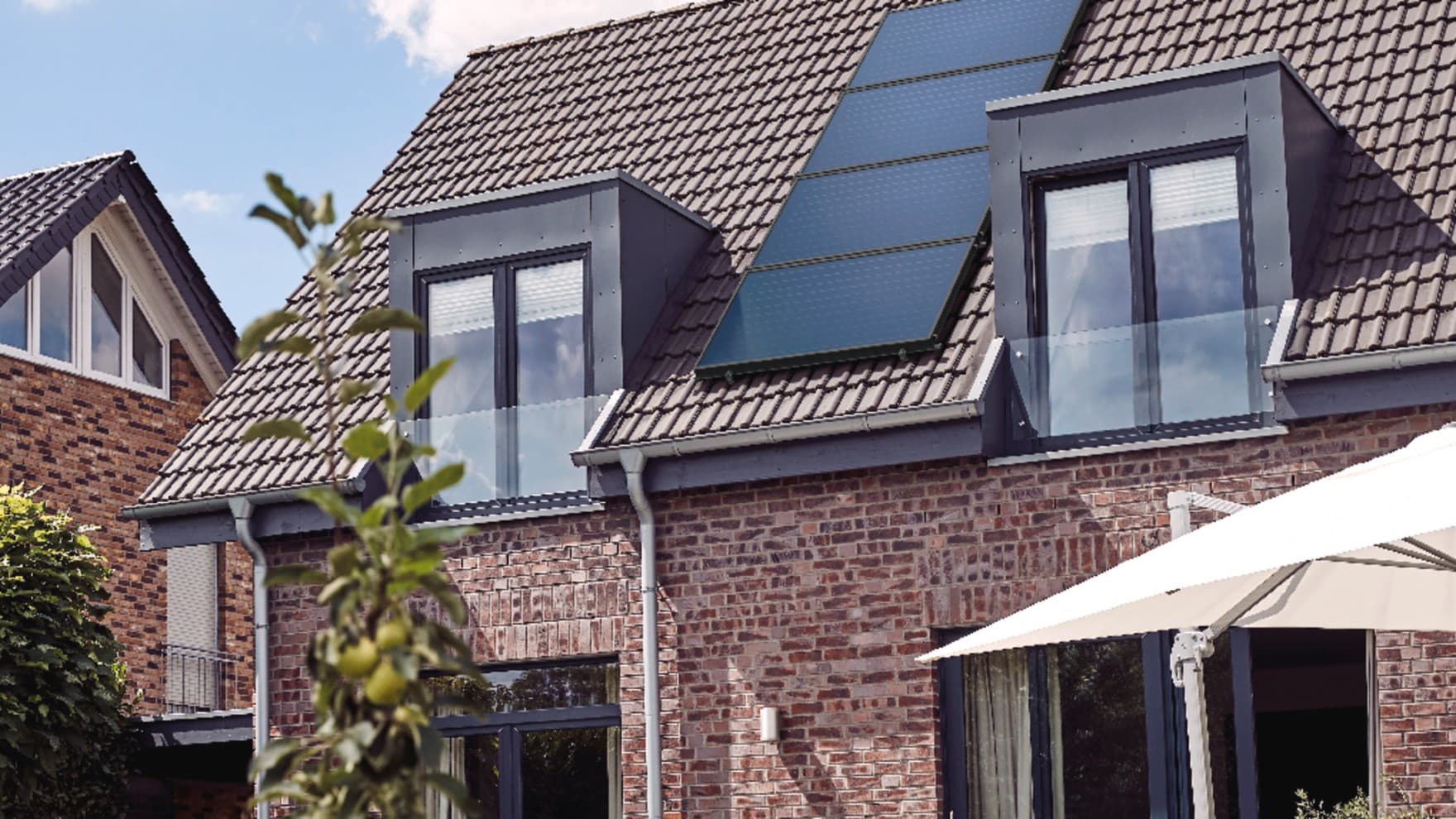 Verwarmingssysteem met warmtepomp en thermische zonne-energie