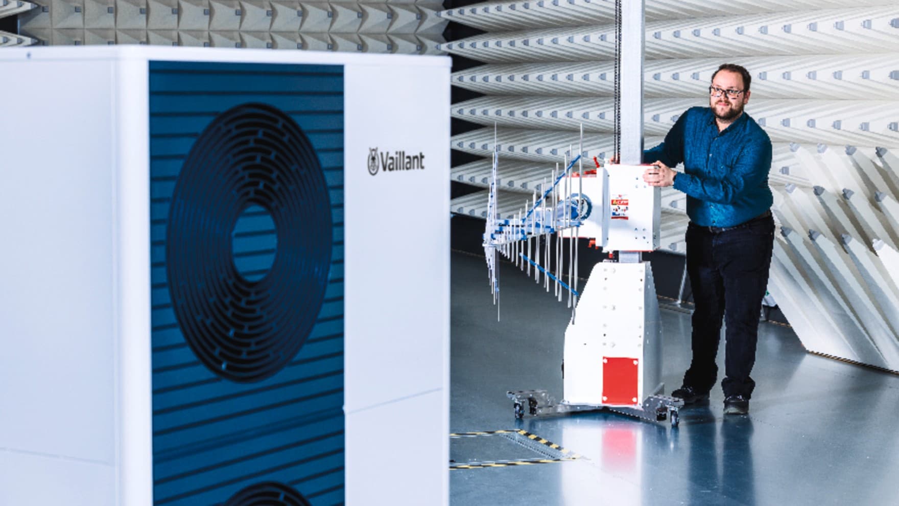 Vaillant-warmtepomp in testcentrum