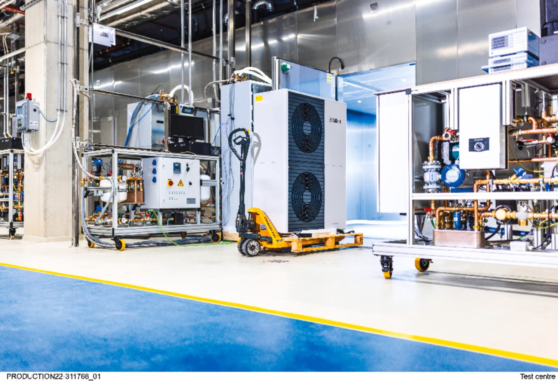 Vaillant-warmtepomp in de fabriek