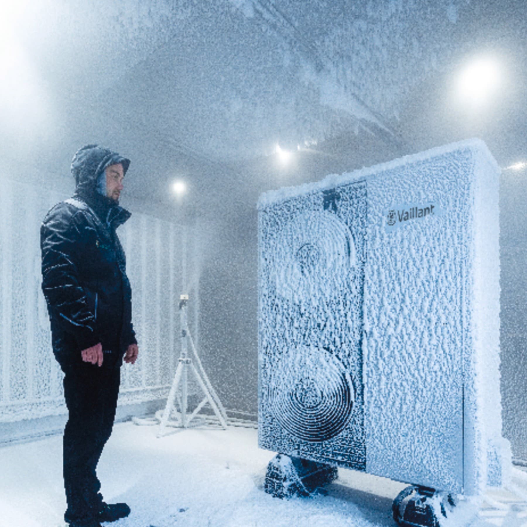 Warmtepomp in het testcentrum van Vaillant