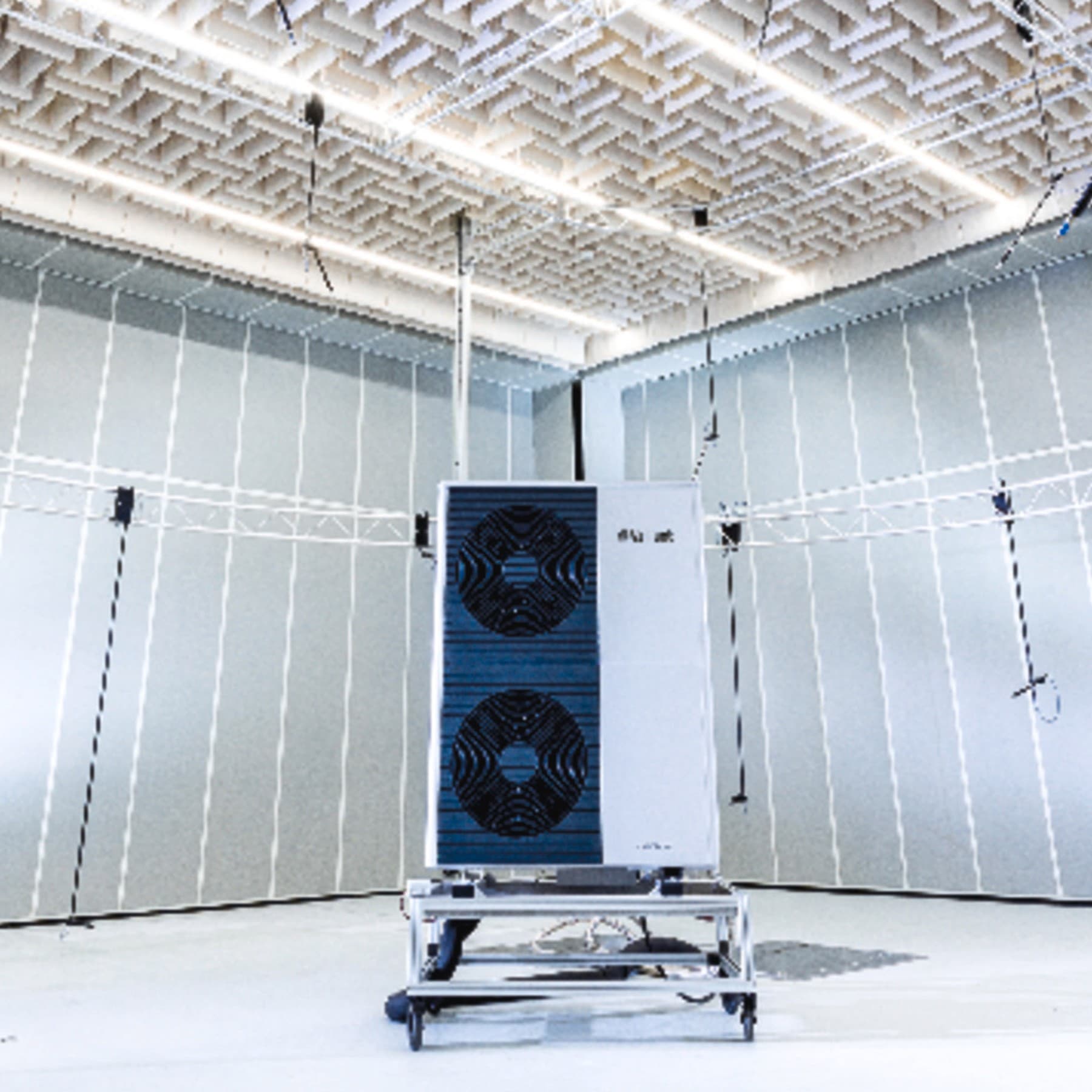 Vaillant-warmtepomp in een testcentrum