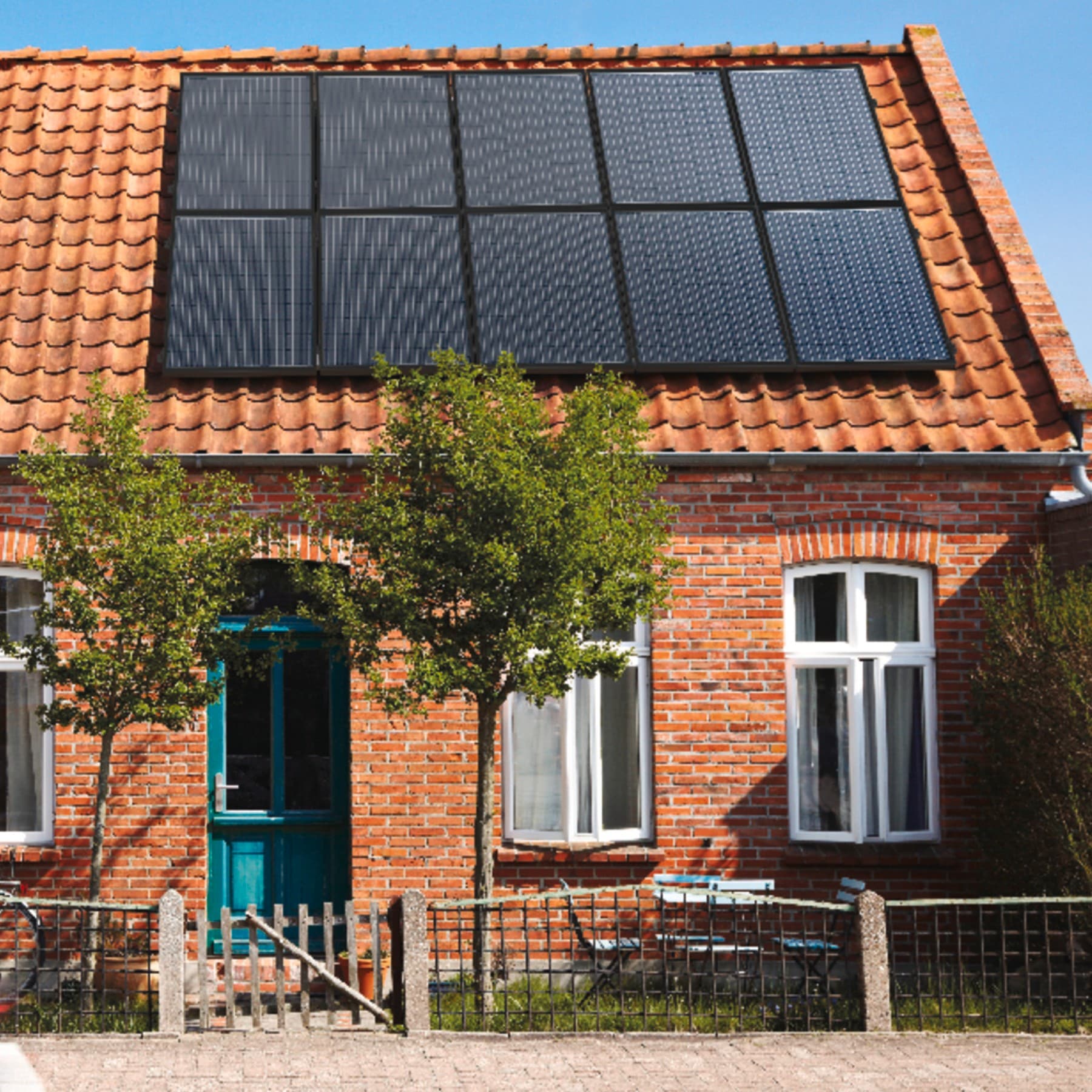Woning met zonnepanelen