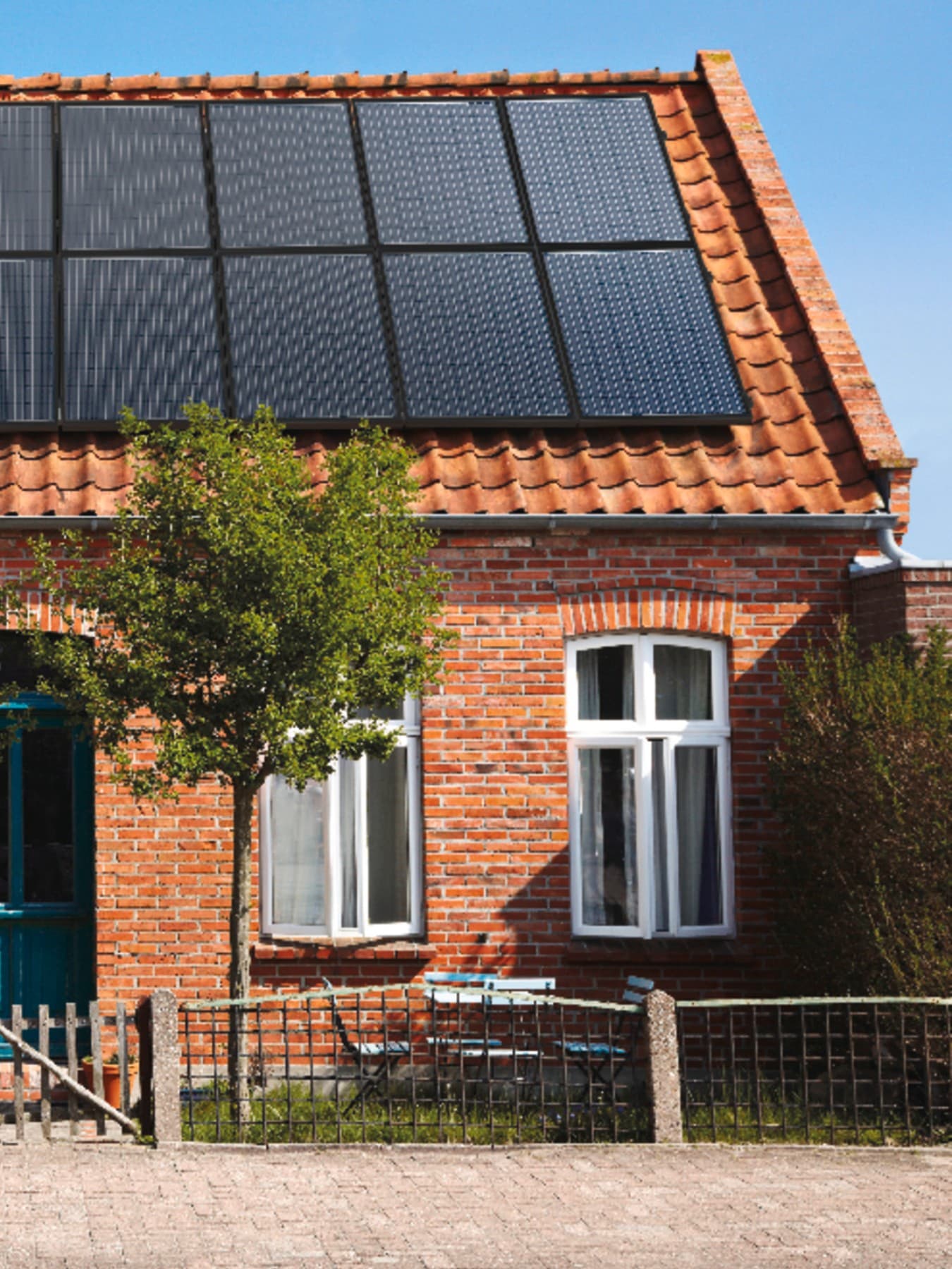 Woning met zonnepanelen