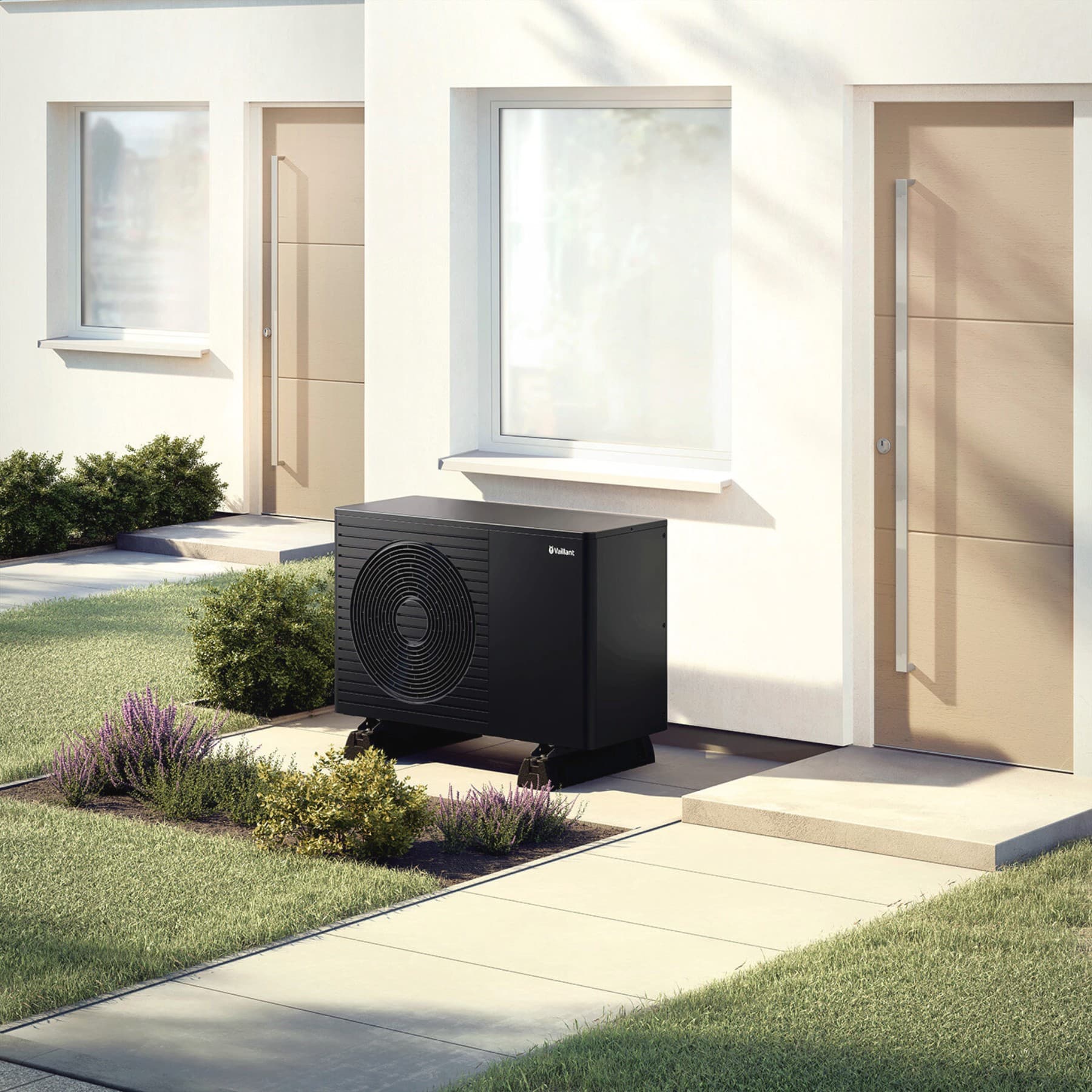 arotherm pro warmtepomp voor een nieuwbouwwoning