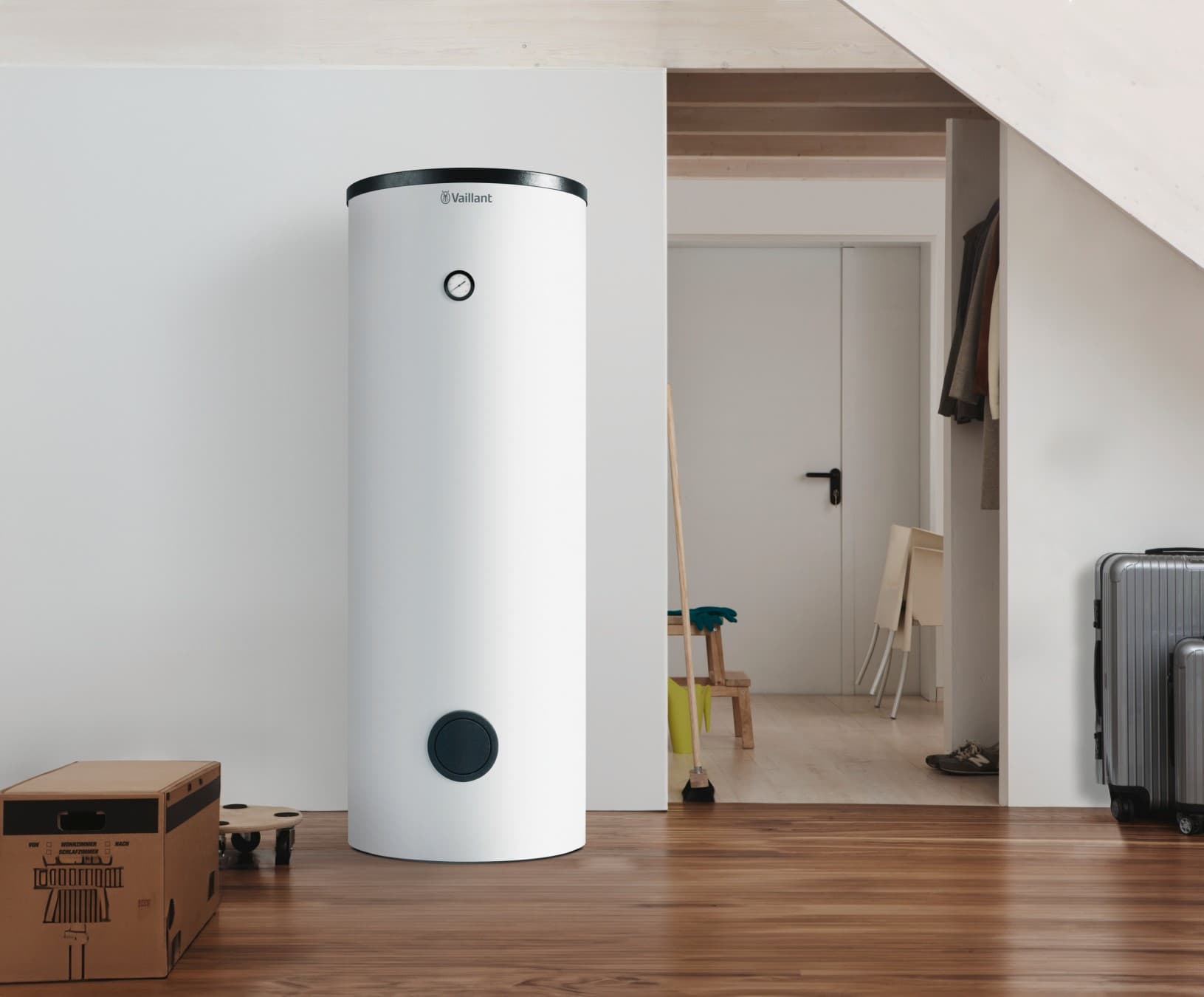 Een uniSTOR-cilinder in een bijkeuken